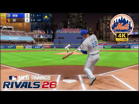 METS VS PADRES | ULTRA GRAPHICS | MLB 9 INNINGS RIVALS 26 (FULL GAMEPLAY) 4K