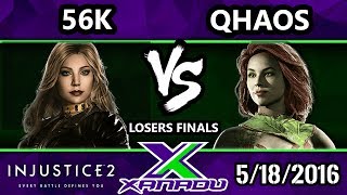 F@X 202 - 56K (Black Canary) Vs. Qhaos (Poison Ivy, Firestorm) - Losers Finals - Injustice 2