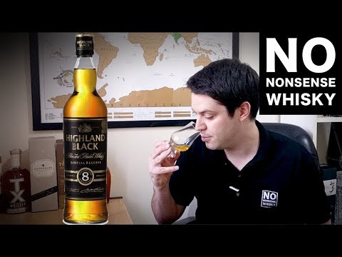 Highland Black 8 Year Aldi Whisky (Best whisky in the world?) | No Nonsense Whisky #107