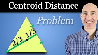 CENTROID FORMULA PROOF: Centroid is 2/3 the Distance of the Median (Coordinate Geometry)