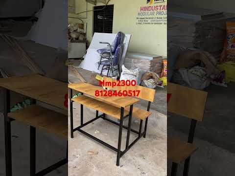 Mild steel 3 seater school benches and desks