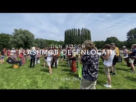Flashmob Danser Encore oefenlocatie Den Bosch 27 juni 2021
