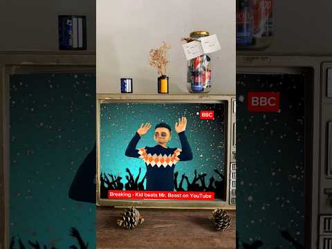 😱Breaking News! : A kid wins Mr Beast on Youtube