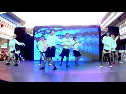 140426 D@SH Ft. Ton Millenium Boy cover AOA - Miniskirt @Hello! Korea