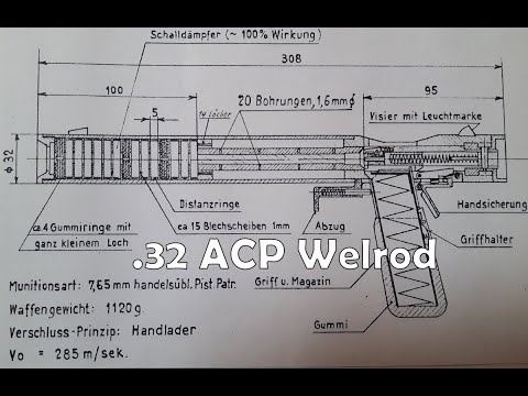 Welrod .32 ACP Range Test for Accuracy and Sound