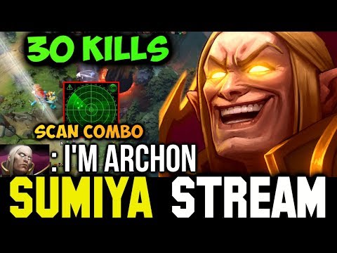 when Sumiya in Archon Rank + WTF Scan Combo, Invoker Stream Moments #45 Dota 2