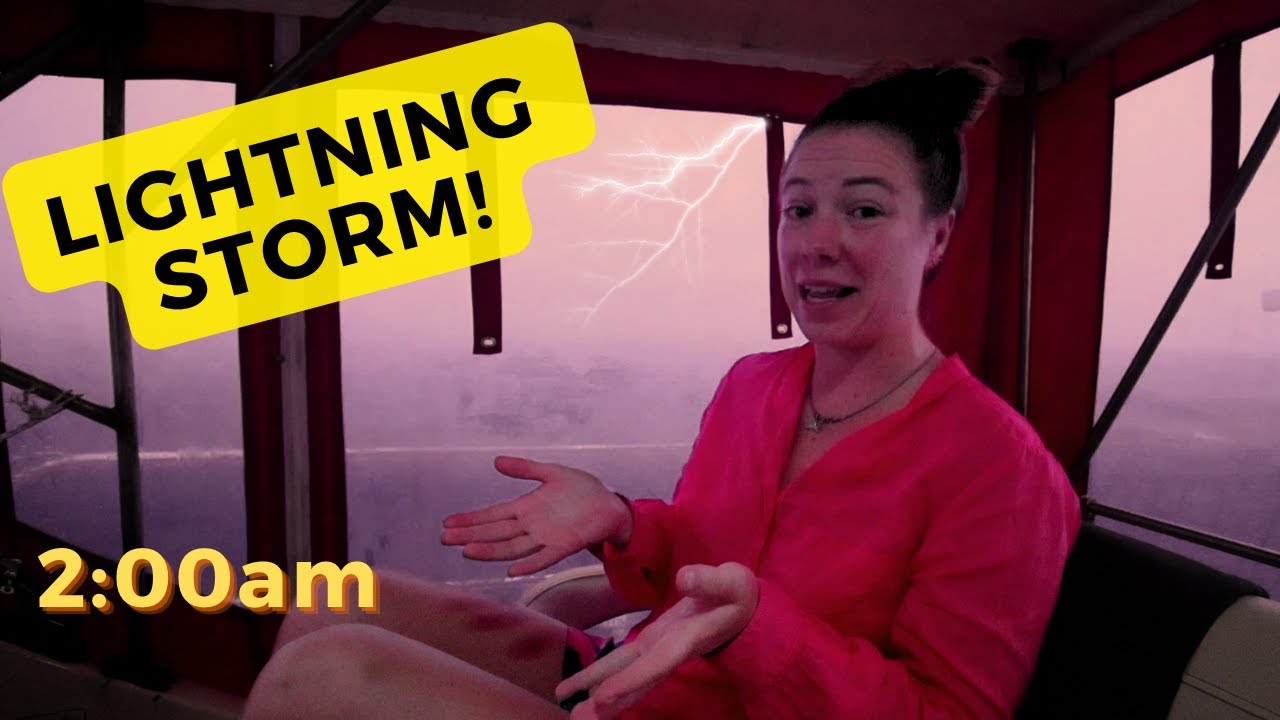 Sailing through a HUGE LIGHTNING Storm, this was a mistake!!! [Ep. 64]