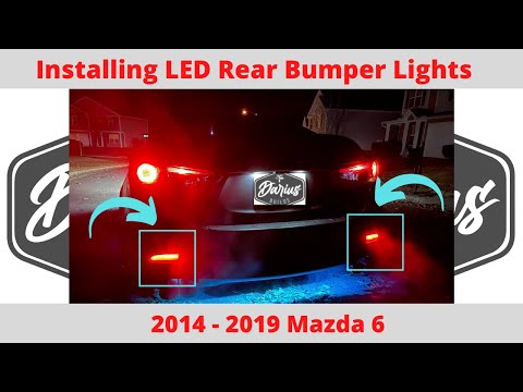 LED Rear Bumper Light Install | 2014 - 2019 Mazda 6 | Modified 2014 Mazda 6
