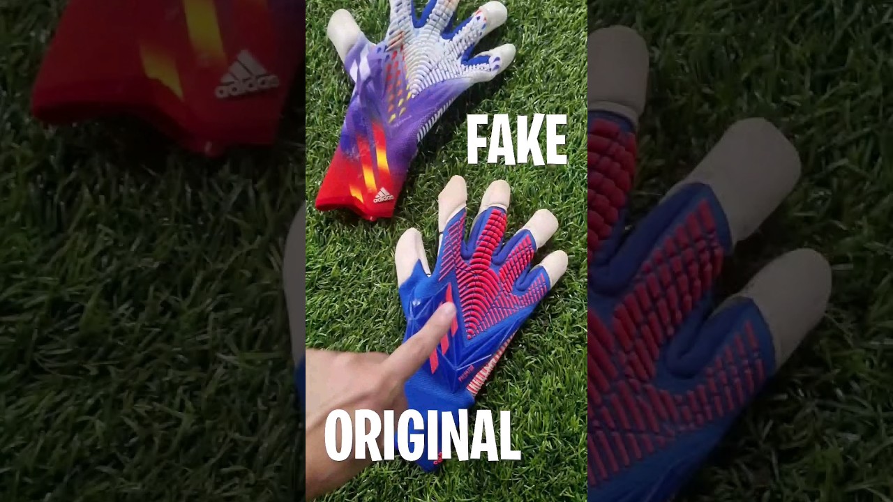 Original vs Fake - Adidas Predator Pro Hybrid #shorts #luvasdegoleiro #goalkeepergloves