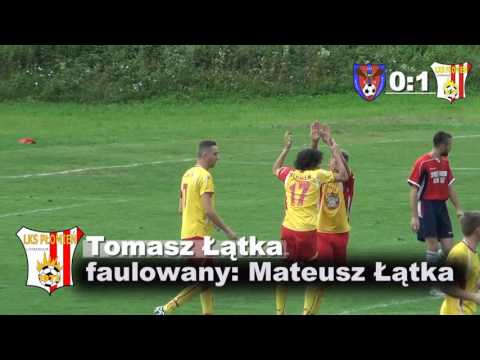Tomasz Łątka 0:1 (7') 1 kolejka Okręgówki: Orzeł Wojnarowa - Płomień Limanowa