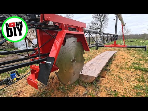 Sawmill Mods - Gearing & Test Sawmilling - My Homemade Swingblade