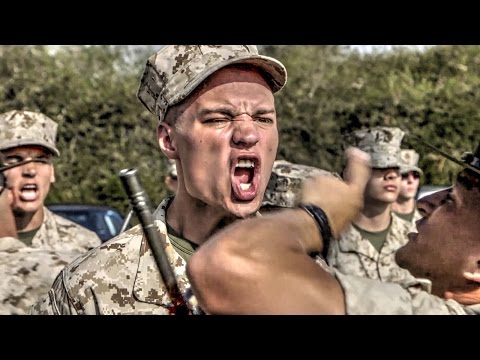 USMC Recruit Training – Senior Drill Instructor (SDI) Inspection