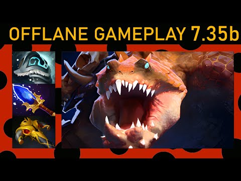 ✨xiaoyu Primal Beast 93% Kill participation! Offlane Gameplay 7.35b - Dota 2 Top MMR