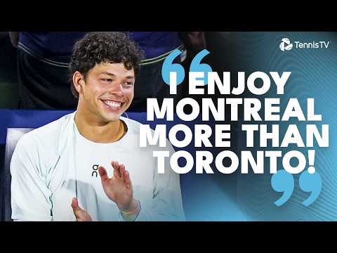 Most Chaotic Speeches Ever ft. Ben Shelton & Brandon Nakashima 😂 💀 | Montreal 2026