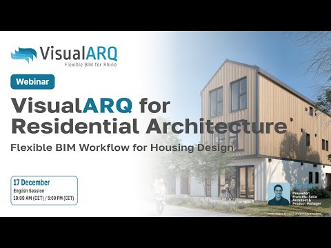 Webinar: VisualARQ for Residential Architecture
