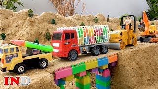 Download lagu Bangun Mainan Jembatan Mobil Truk Excavator... mp3