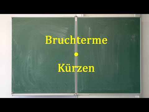 Bruchterme kürzen