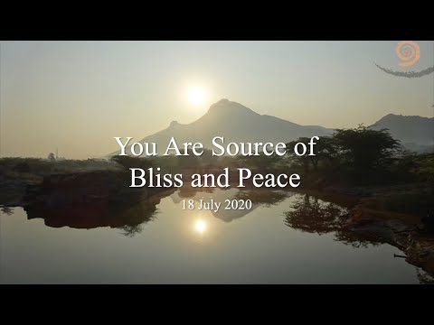 59. BHAGWAN RAMANA SATSANG - YOU ARE SOURCE OF BLISS AND PEACE