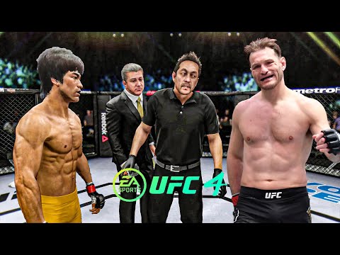 Bruce Lee vs Stipe Miocic - EA Sport UFC 4 - Epic Fight 🔥🐲