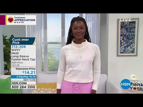 WVVY Mesh LongSleeve FunnelNeck Top