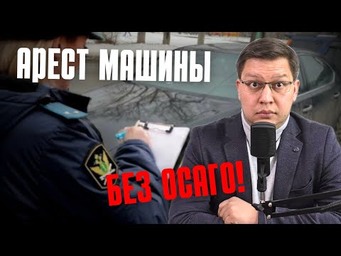 Езда без ОСАГО может привести к аресту автомобиля!