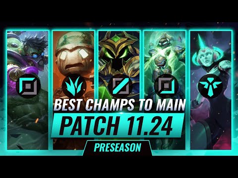 TOP 3 Champions To MAIN For EVERY ROLE in Patch 11.24 - League of Legends