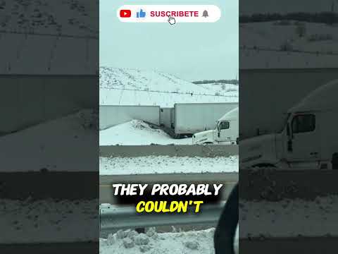 Shocking Winter Wreck on I-40 | Endless Semi-Trucks Jackknifed in Snow