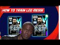 How to Train Ambassador Pack Messi 103 🔥 Best Training Tutorial Efootball 24 Mobile