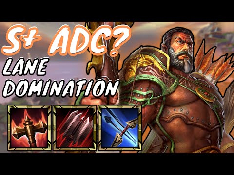 MUST RUSH JOTUNN FEROCITY | Smite Season 9 Conquest | Chiron FULL POWER ADC