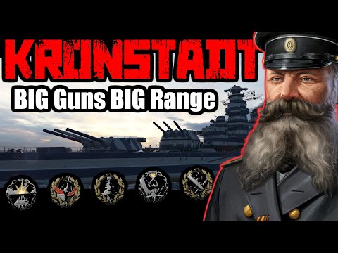 Kronstadt 287k massacre - 3.6k base xp WOWS