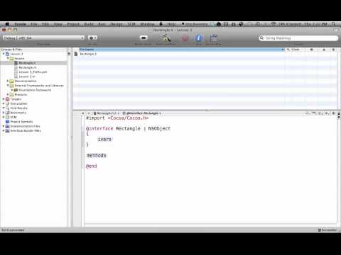 Objective-C on the Mac L3 - @interface