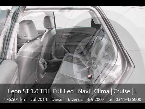 Seat Leon ST 1.6 TDI | Full Led | Navi | Clima | Cruise | Lichtmetaal