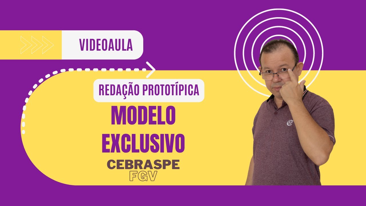 É 1000 na redação - modelo exclusivo para as bancas CEBRASPE e FGV