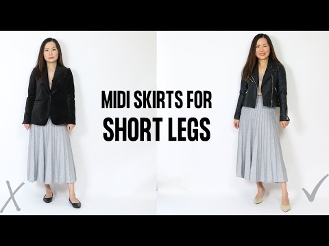 7 Must Know Midi Skirt Styling Tips If you have Short Legs (like me)