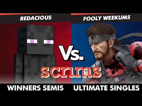 Scrims Showdown 49 Winners Semis - Redacious (Steve) Vs Fooly Weekums (Snake) SSBU Ultimate