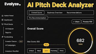 How to Use the Evalyze.ai Pitch Deck Analyzer (Official Tutorial)