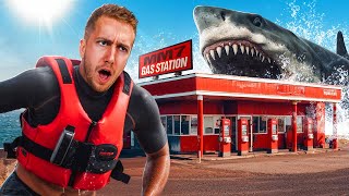 WE FOUGHT A SHARK! (Gas Station Simulator)