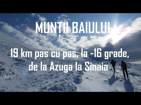 O zi geroasă, de la Azuga la Sinaia, peste Vârful Baiul Mare și Culmea Câinelui ❄⛅🗻🌲 MUNȚII BAIULUI