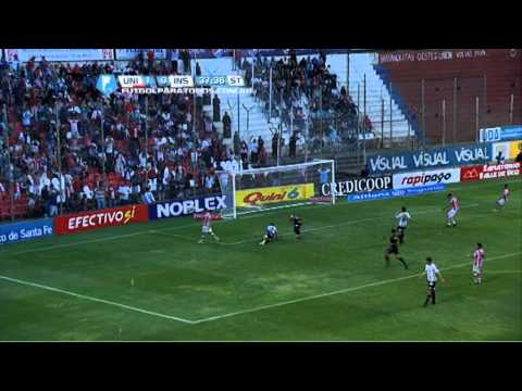 La superioridad del Tatengue. Unión 2 - Instituto 0. Fecha 34. Torneo Primera B Nacional.