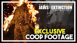 EXCLUSIVE CO-OP FOOTAGE - Zombie Horde Survival Game - Jaws of Extinction Gameplay