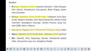 Eğitim Vadisi 11.Sınıf TDE 18.Föy Toplumcu Gerçekçi Roman Konu Anlatım Videoları