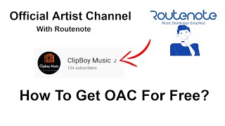 Official Artist Channel With Routenote | Free |@routenote |