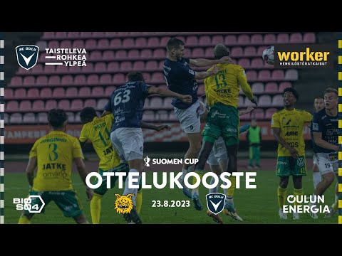 Worker ottelukooste Ilves - AC Oulu 23.8.2023 (Suomen Cup)