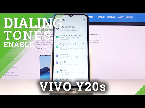 How to Enable Dial Pad Tones in VIVO Y20s – Sound Settings