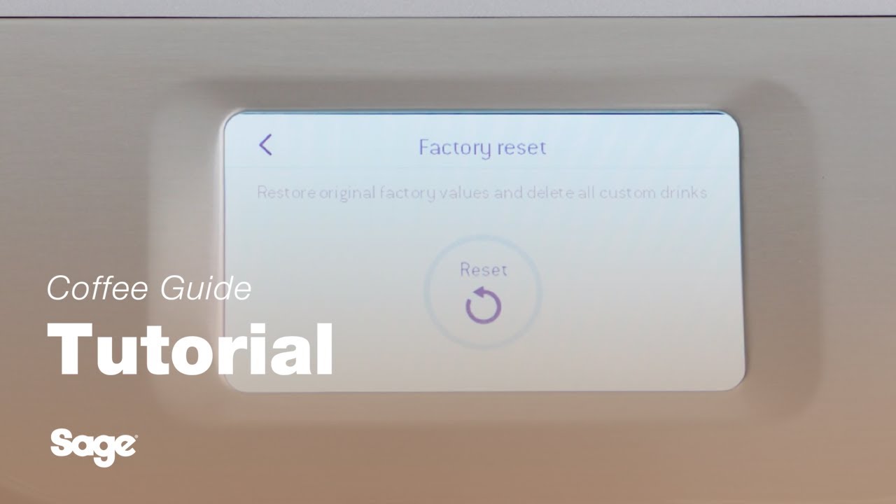 How to perform a factory reset 