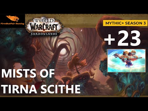 19k Overall DPS Fury Warrior - +23 MISTS - Fortified, Sanguine, Grievous, Encrypted - Season 3