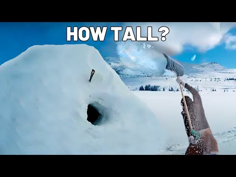 I spent 100 hours building an IGLOO MANSION