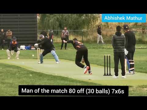 Abhishek Mathur man of the match in Zalmi Cup T10 2022