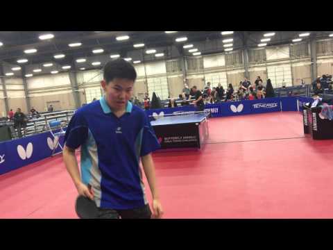 2016 Arnold Table Tennis Challenge U2300T RR Final Roger Liu vs Artur Kurek game 03