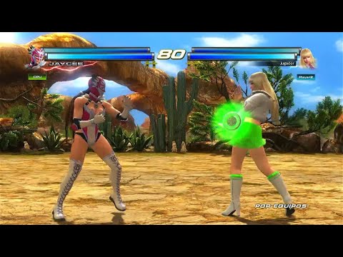 01 Lili Rochefort y Julia Chan vs Jaycee  - Tekken Tag Tournament 2 ( Uchiha x24 ) PS3